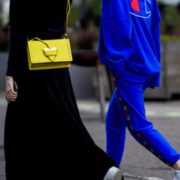 fs15dk-l-610×610-pants-fashionweek2017-tumblr-streetstyle-bluepants-stripepants-athleisure-tracksuit-joggers-sneakers-whitesneakers-dress-maxidress-velvet-velvetdress-bag-yellow-yellowbag-640x480_c