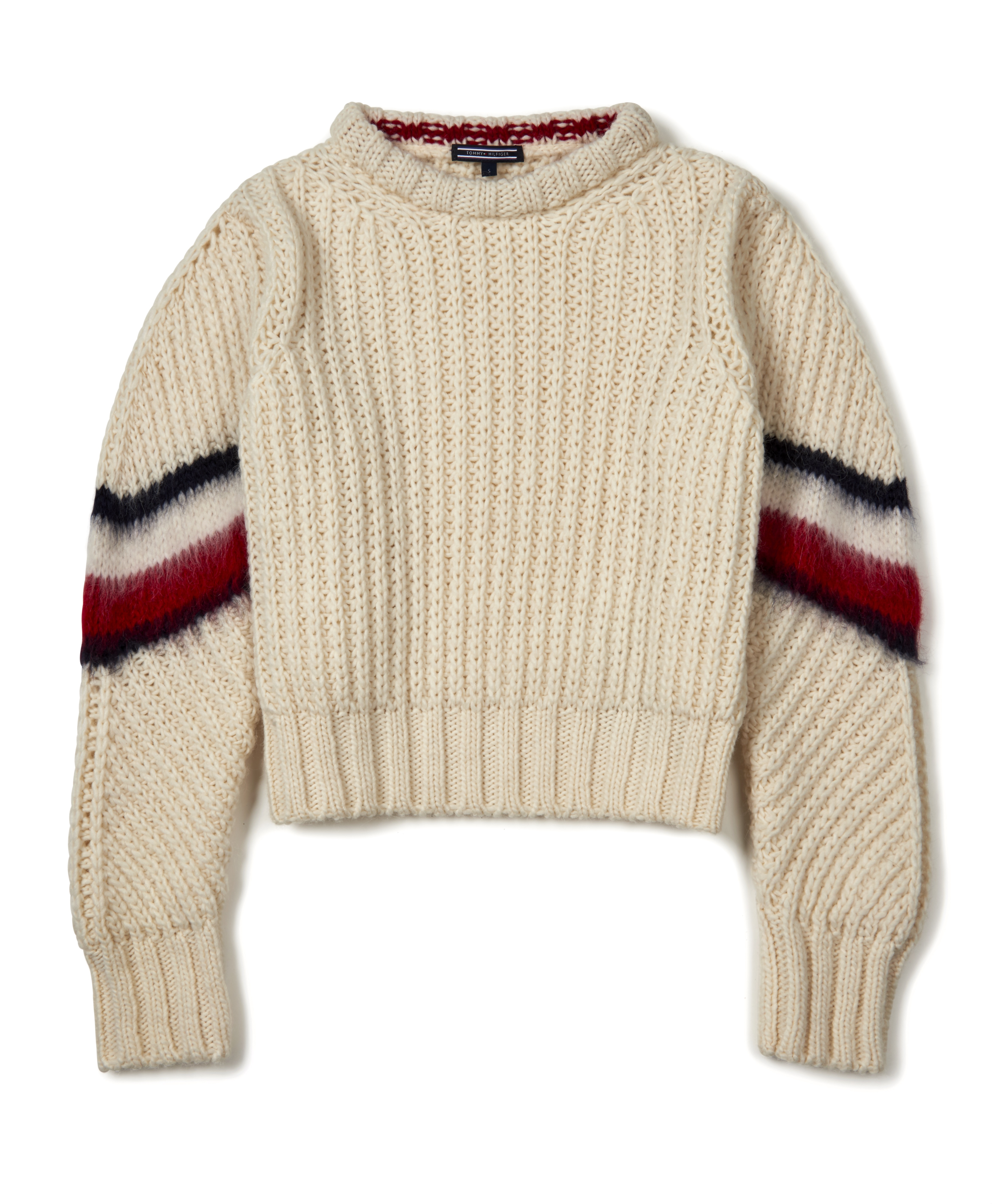 Tommy Hilfiger Alpaca Wool Blend Cropped Jumper – €229